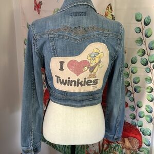 Upcycled jean jacket